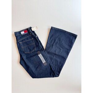 Vintage NWT TOMMY HILFIGER Dark Wash High Rise Flared Bell Bottom Jeans, Size 29